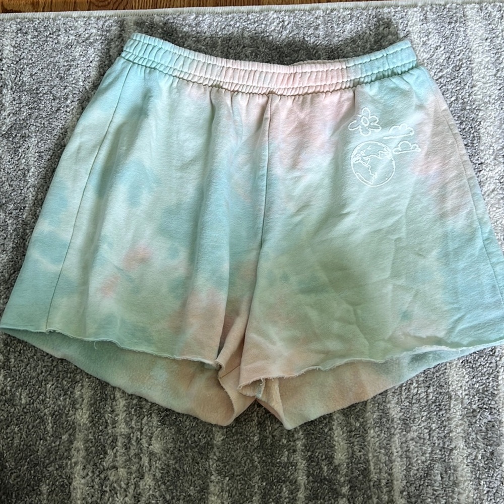 Tie dye Pacsun sweat shorts (L)